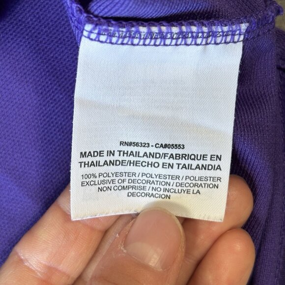 Nike Golf Tour Performance Polo Shirt Mens M Purple Dri Fit Preppy Sporty Casual - Picture 10 of 15